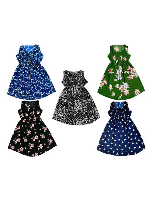 pack of 5 printed frocks - 20025148 - Very Small Image - 1