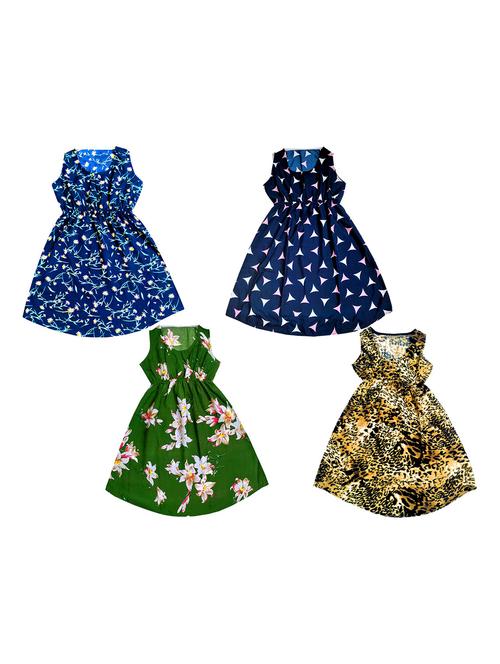 pack of 4 printed frocks - 20025154 - Very Small Image - 1