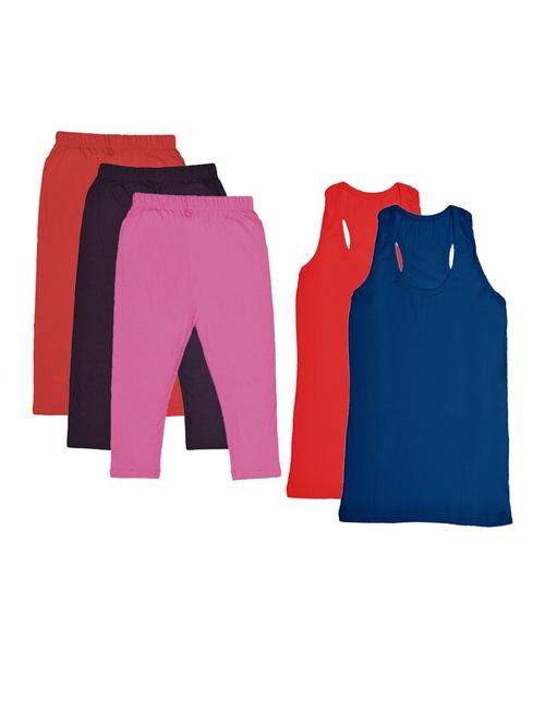 pack of 5 girls nightwear set - 20026918 - Very Small Image - 1