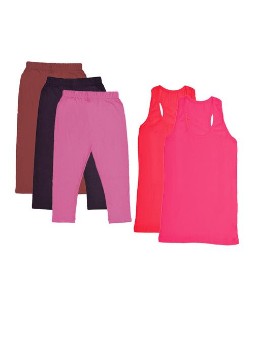 pack of 5 girls nightwear set - 20026921 - Very Small Image - 1