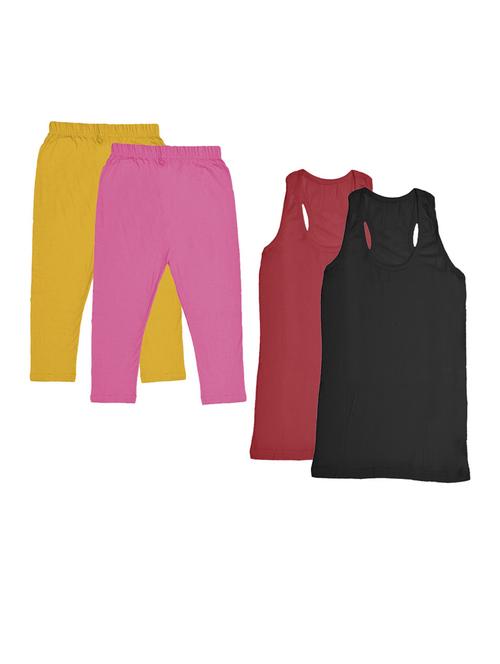 pack of 4 girls nightwear set - 20026923 - Very Small Image - 1