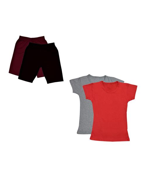pack of 4 girls nightwear set - 20027074 - Very Small Image - 1