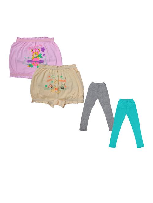 pack of 4 girls nightwear set - 20027311 - Very Small Image - 1