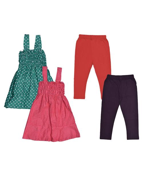 pack of 4 girls nightwear set - 20027321 - Very Small Image - 1