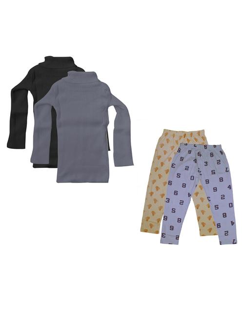 girls pack of 4 nightwear set - 20027556 - Very Small Image - 1