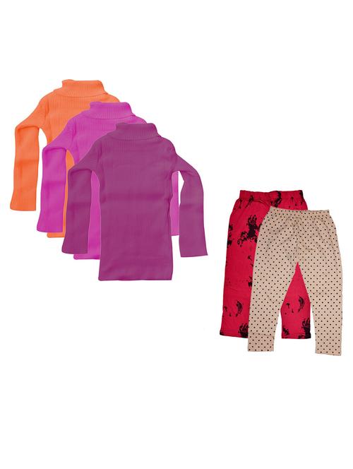 girls pack of 5 nightwear set - 20027589 - Very Small Image - 1