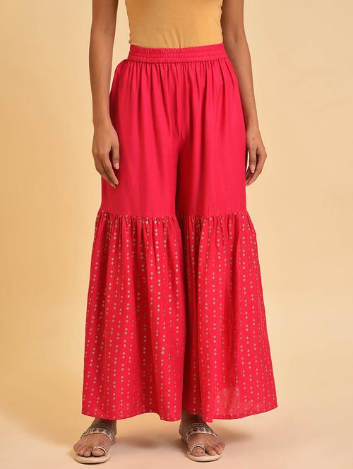 mid rise printed sharara - 20027918 - Very Small Image - 1