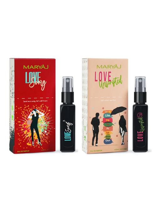 maryaj love song edp gift for her and love unscripted edp gift for him 8ml gift for men and women - 20028201 - Very Small Image - 1