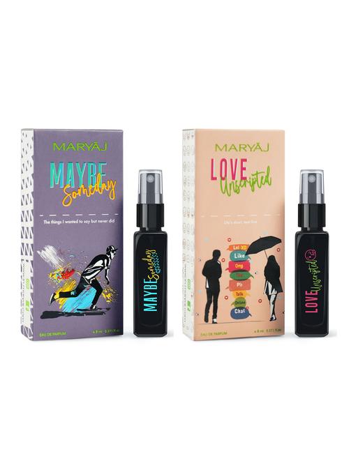 maryaj maybe someday edp and love unscripted edp 8ml gift for men and women - 20028209 - Very Small Image - 1