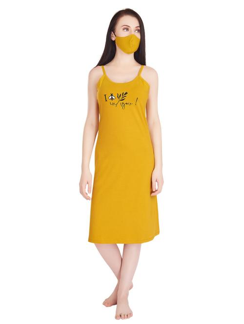 women printed night wear dress - 20028253 - Very Small Image - 1