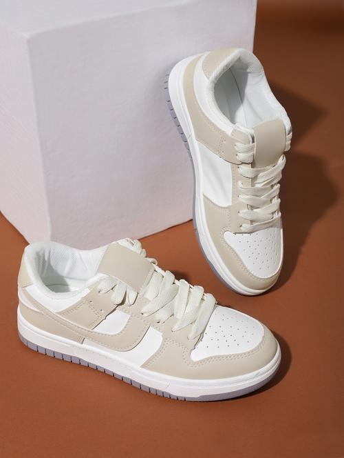 nude lace-up casual shoes - 20029602 - Very Small Image - 1
