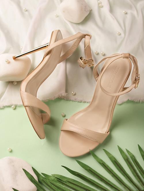 nude ankle strap sandals - 20029615 - Very Small Image - 1