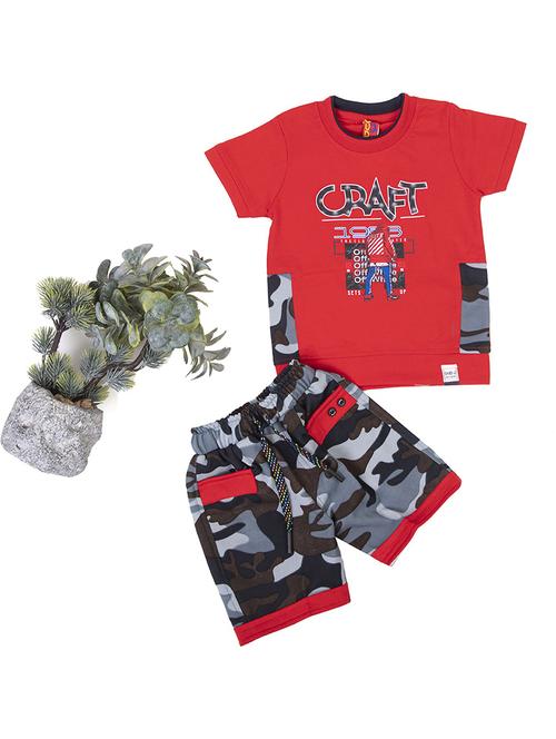 boys printed shorts set - 20030321 - Very Small Image - 1