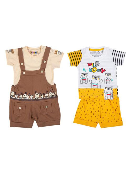 boys pack of 2 cotton twin sets - 20030440 - Very Small Image - 1