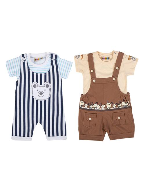 boys pack of 2 cotton dungree - 20030446 - Very Small Image - 1