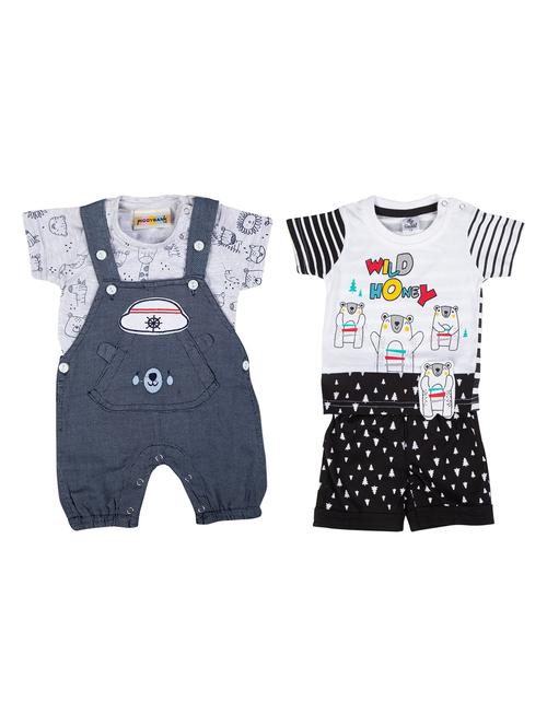 boys pack of 2 cotton twin sets - 20030475 - Very Small Image - 1