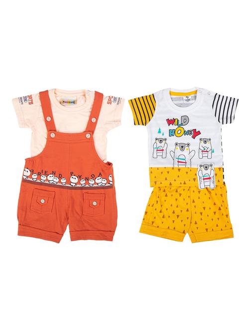 boys pack of 2 cotton twin sets - 20030487 - Very Small Image - 1