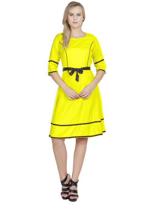 women's solid dress - 20032315 - Very Small Image - 1