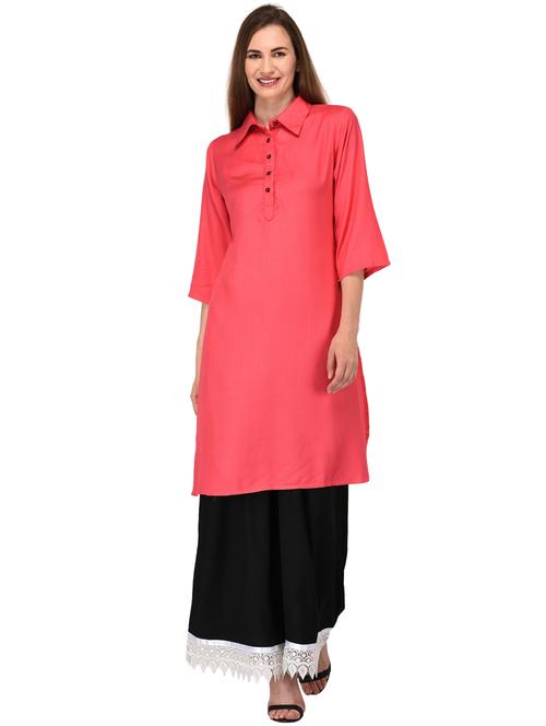 women's straight kurta - 20032499 - Very Small Image - 1