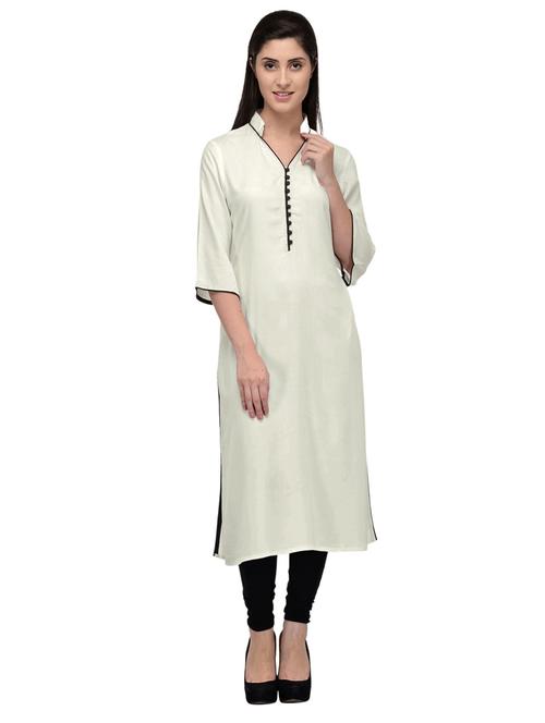 women's straight kurta - 20032524 - Very Small Image - 1