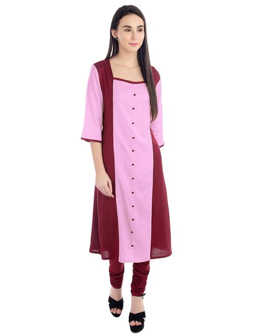 women's straight kurta - 20032569 - Very Small Image - 1