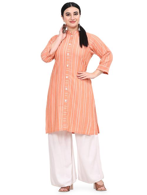 women's straight kurta - 20033112 - Very Small Image - 1