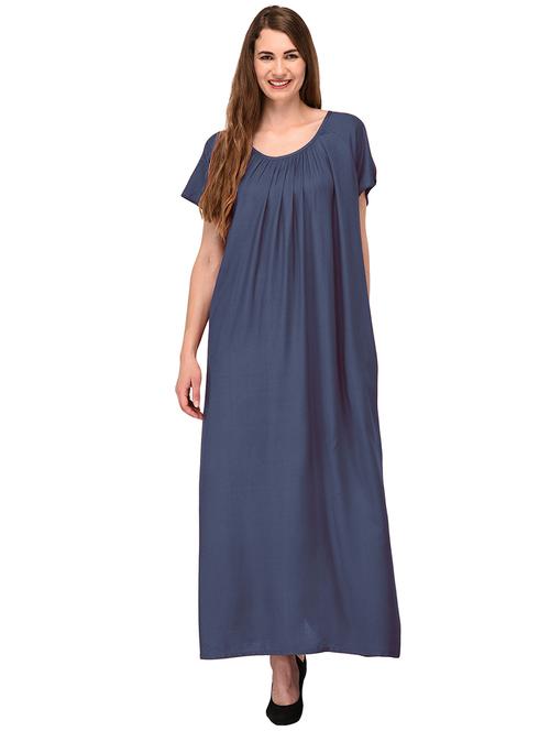 scoop neck solid nighty - 20033450 - Very Small Image - 1