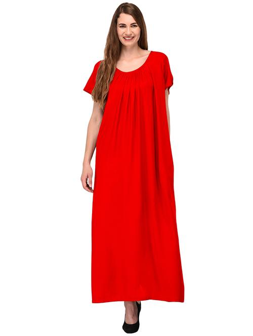 scoop neck solid nighty - 20033454 - Very Small Image - 1