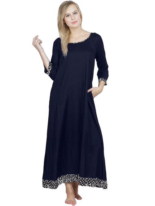 scoop neck solid nighty - 20034124 - Very Small Image - 1