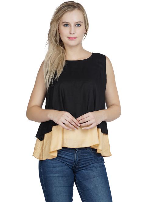 women's a line boat neck top - 20034914 - Very Small Image - 1