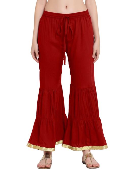 mid rise solid sharara - 20035880 - Very Small Image - 1
