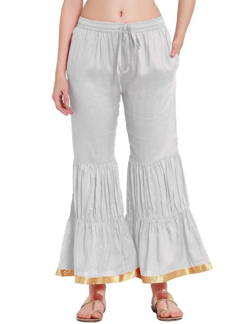 mid rise solid sharara - 20035897 - Very Small Image - 1