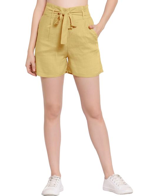 solid mid rise outdoor shorts - 20036474 - Very Small Image - 1