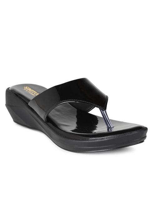 vmart foot mart thong pu (polyurethane) round casual chappal - 20038414 - Very Small Image - 1