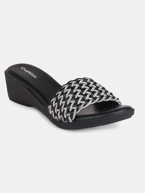 vmart foot mart slip on pu (polyurethane) round casual chappal - 20038554 - Very Small Image - 1