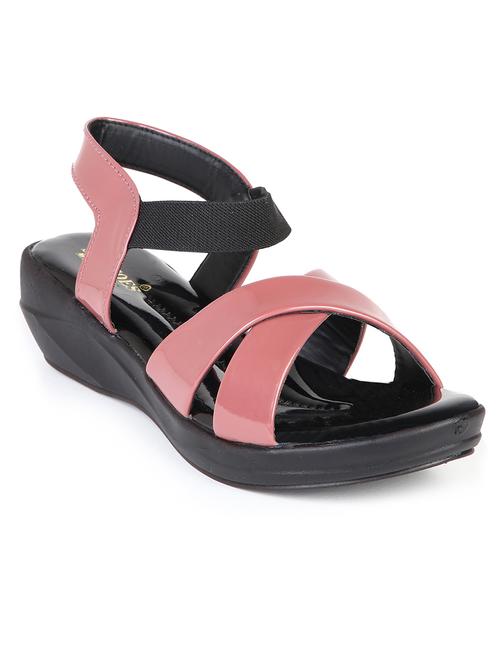 pink synthetic slip on sandals - 20038729 - Very Small Image - 1