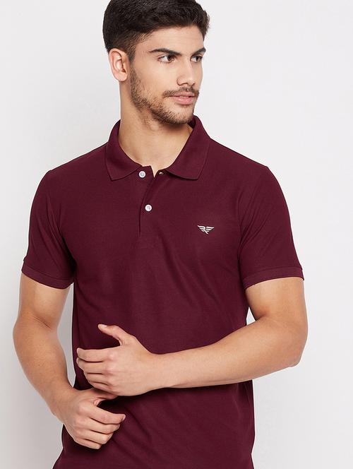 men's solid cotton polo t-shirt - 20040194 - Very Small Image - 1