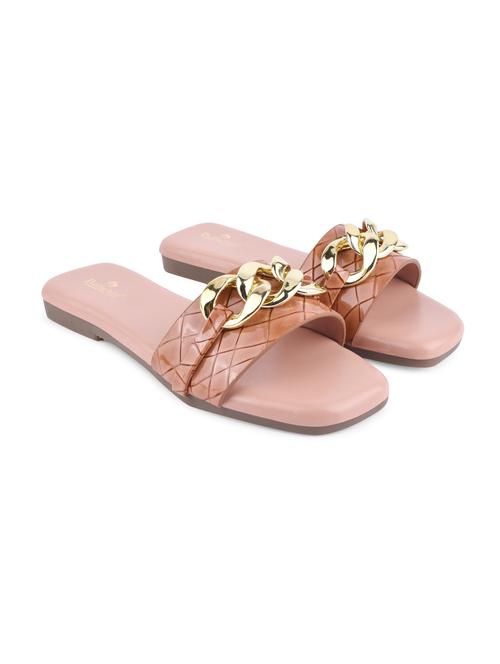 pink slip on sandal - 20041661 - Very Small Image - 1