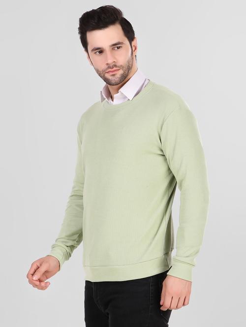 round neck solid pullover - 20044754 - Very Small Image - 1