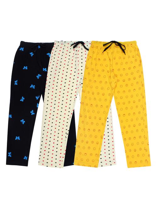 boys pack of 3 printed track pants - 20044924 - Very Small Image - 1