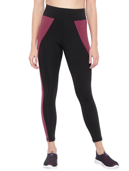 color blocked full length tights - 20045105 - Very Small Image - 1