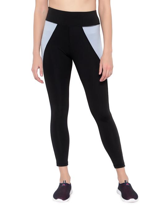 color blocked full length tights - 20045107 - Very Small Image - 1
