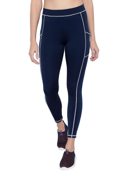 solid ankle length tights - 20045125 - Very Small Image - 1