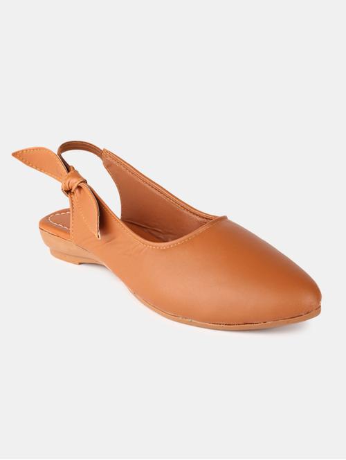 tan back strap flats - 20045426 - Very Small Image - 1