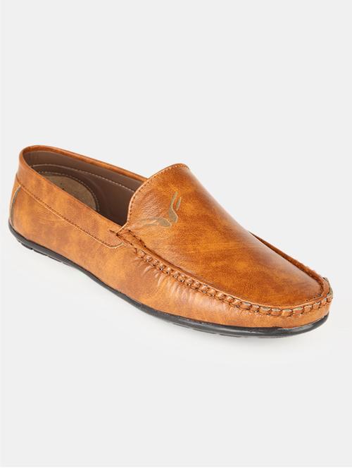 tan slip on loafer shoes - 20045665 - Very Small Image - 1