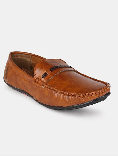 tan slip on loafer shoes - 20045670 - Very Small Image - 1