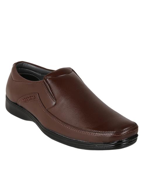 v-mart solid slip on formal shoes - 20045690 - Very Small Image - 1