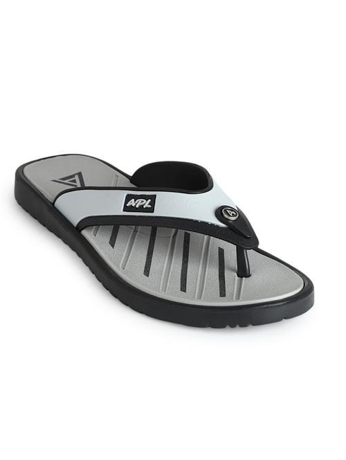grey pu slip on flip flops - 20046093 - Very Small Image - 1