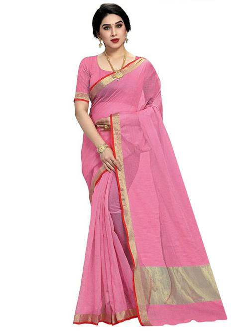 woven kota doria saree with blouse - 20047248 - Very Small Image - 1