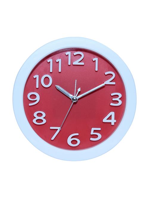 sigaram round red analog table clock - 20047585 - Very Small Image - 1